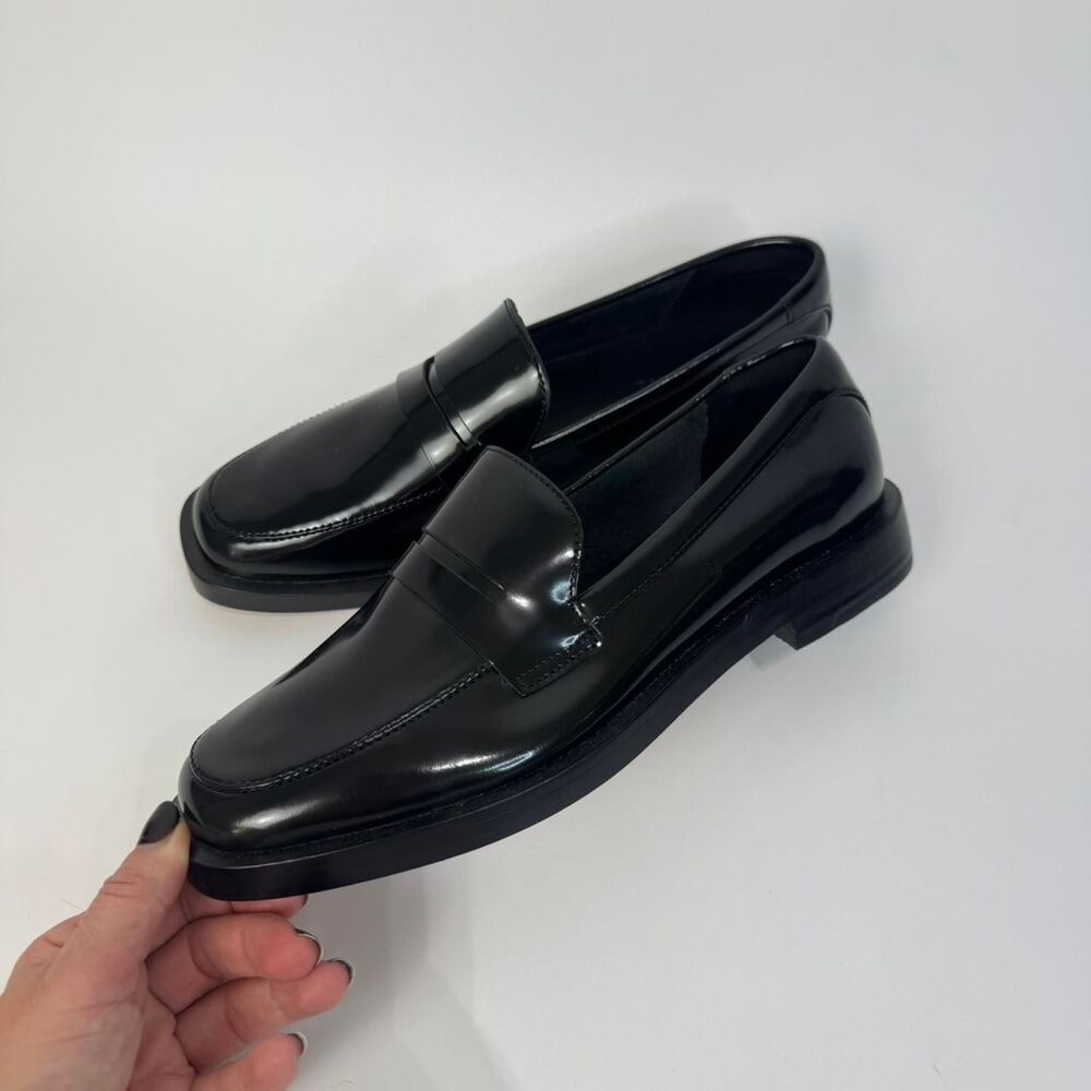 Everlane The Penny Black Patent Leather Loafers